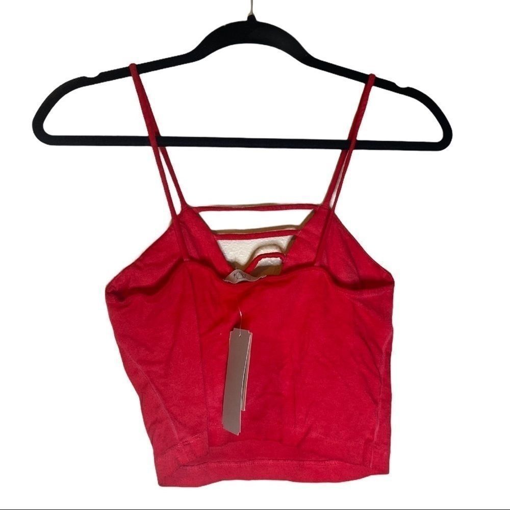 CAD Red Crop Top - Picture 3 of 5